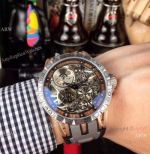 Roger Dubuis Excalibur Spider Rose Gold Plated Titanium Watch AAA Replica